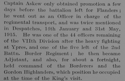 UK Photo Archive: A &emdash; Askew H A Captain 2nd Border Regiment Obit Part 3 The Bond Of Sacrifice Vol 1