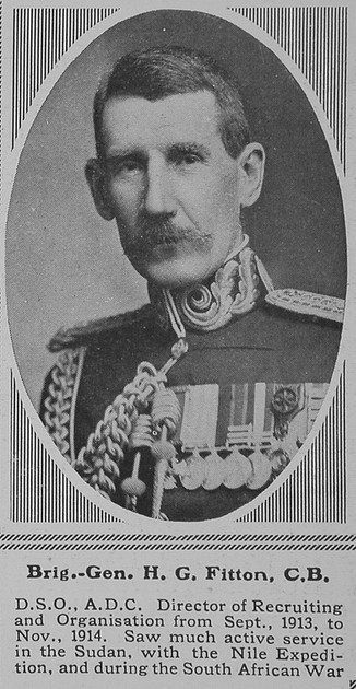 UK Photo Archive: F &emdash; Fitton H G Brig Gen CB DSO ADC General Staff The Sphere 26th Feb 1916