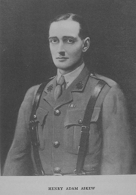 UK Photo Archive: Harrow Memorials Of The Great War Vol 1 1914-1918 Vol 1 Portraits &emdash; Askew H A Captain 2nd Border Regiment