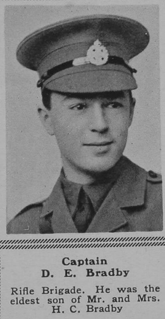 UK Photo Archive: B &emdash; Bradby D E Captain 9th Rifle Brigade The Sphere 26th May 1917