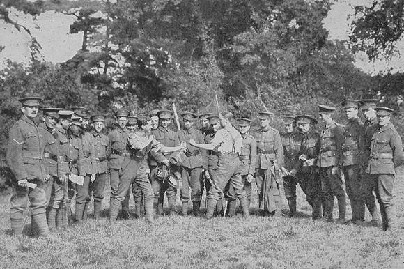 The 18th London Regiment In Camp