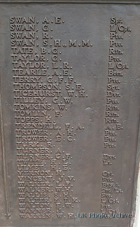 Sutton War Memorial Plaque 15