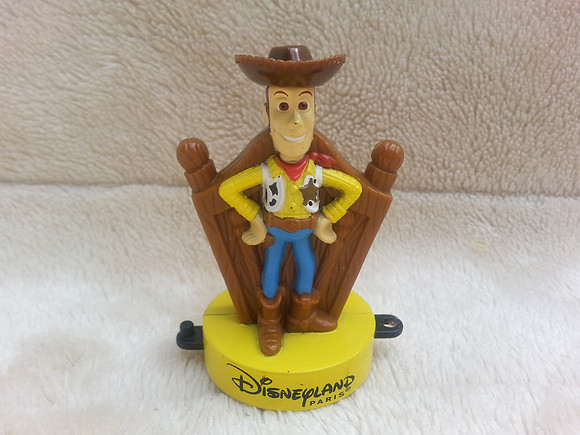 McDonald's Toy Disneyland Paris Ink Stamper 1999 Woody From Toy Story