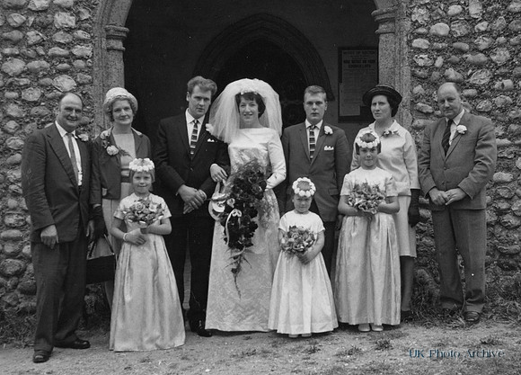 The Wedding Of Godfrey J Bowles And Valerie A Jones North Walsham Norfolk 1964