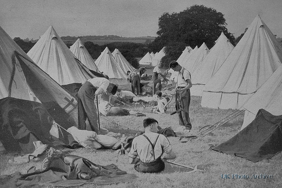 The Royal Wiltshire Yeomanry In Camp 1930s