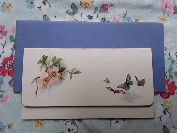 Victorian Christmas Card Front