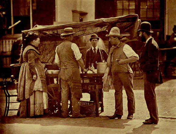 The Seller Of Shell-Fish London 1877