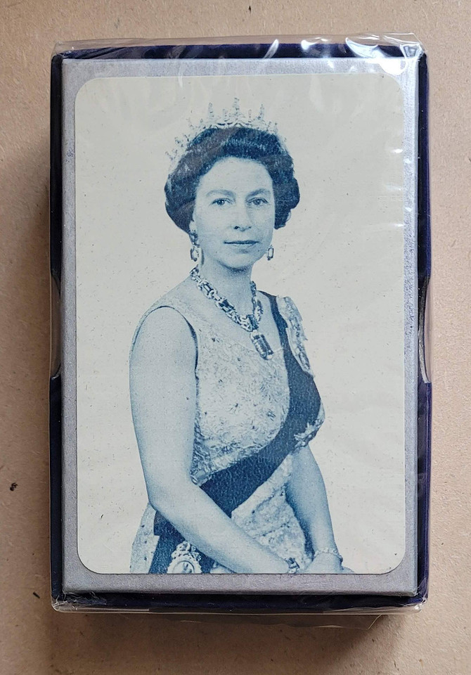 EMI Hotels And Restaurants Queens Silver Jubilee Playing Cards Front