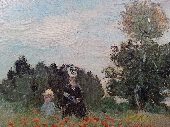 Vintage Print In Relief By Spadem Paris Les Coquelicots (Poppies Blooming) Monet