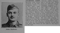 Jackson J Pte Machine Gun Corps Obit De Ruvignys Roll Of Honour Vol 3