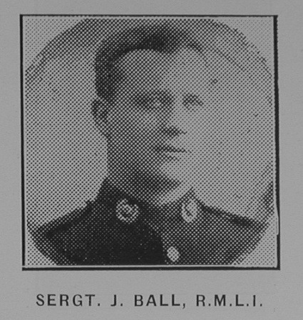 Ball J Sergt PLY-11659 HMS Hawke Royal Marine Light Infantry