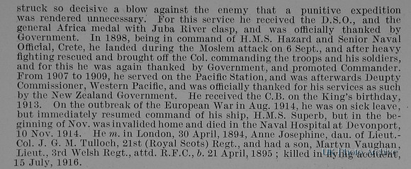 Lewes P V Captain CB DSO HMS Superb Royal Navy Obit Part 2
