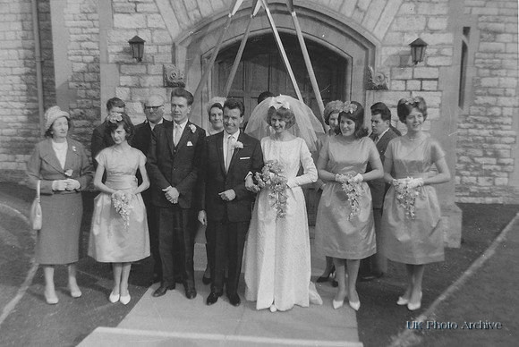 Kenneth Edward Poole And Sonia Brenda Ward Wedding Highfield Church Southampton 1963 Photo No 2