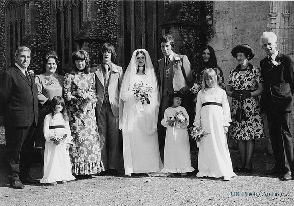 Wedding Of Christopher J Radford And Veronica S Grimes Blakeney Church Norfolk 1971