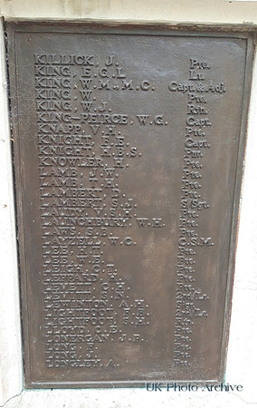 Sutton War Memorial Plaque 9