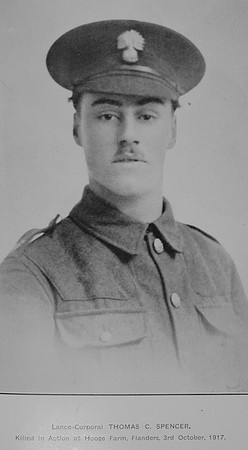 Spencer T C LCpl 6670 Honourable Artillery Company Lloyds War Memorial
