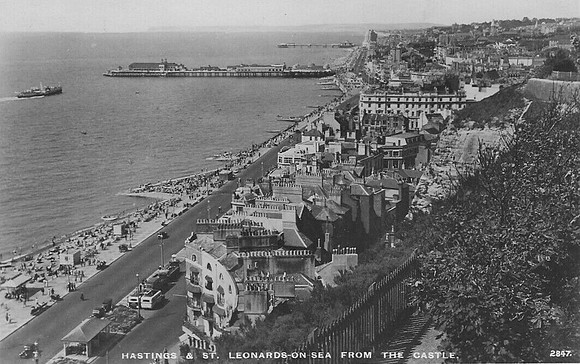 Hastings And St Leonards On Sea From The Castle