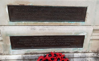Sutton War Memorial Plaque