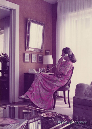 Eva Rittinghausen At Her Desk