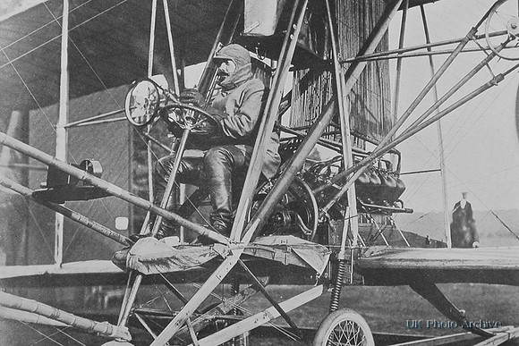 Colonel Cody In His Flying Machine