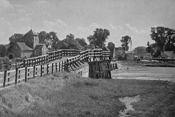 Old Shoreham Church And Bridge 1928