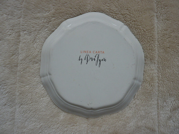 Anthropologie Linea Carta Xx Marks The Spot 6.5" Plate Diva Pyari
