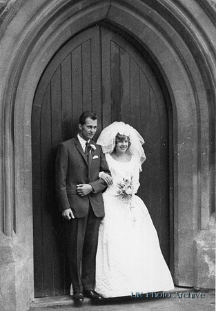 A 1960s Bride And Groom