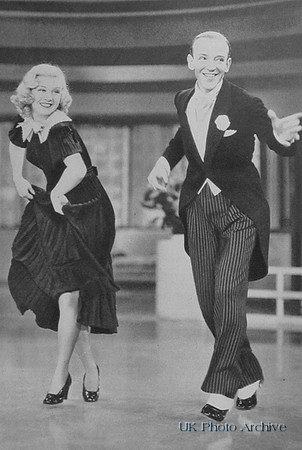 Fred Astaire And Ginger Rogers In Swing Time