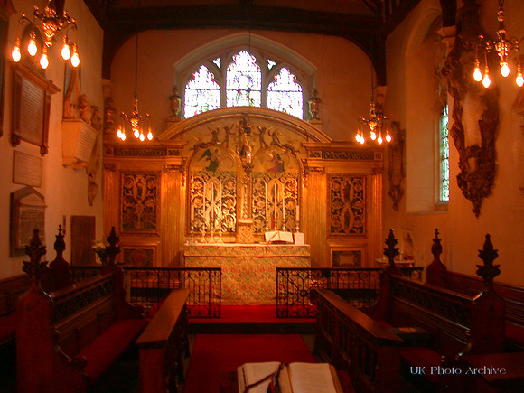 The Interior Of All Saints Church Carshalton