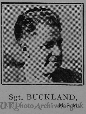 Buckland C Sergt MSM 6th London Regiment Cast Iron Sixth - Captain E G Godfrey 1938