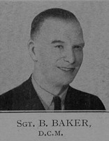 Baker B Sergt DCM 6th London Regiment Cast Iron Sixth-Captain E G Godfrey