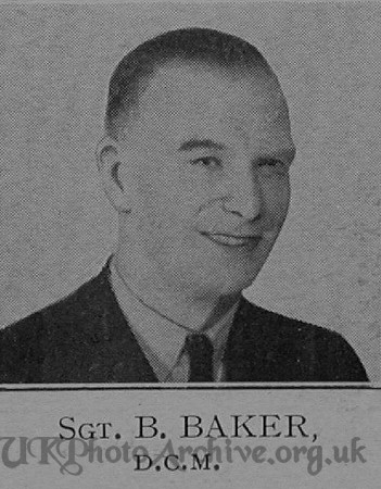 Baker B Sergt DCM 6th London Regiment Cast Iron Sixth-Captain E G Godfrey