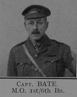 Bate J B Captain 6th London Regiment Cast Iron Sixth-Captain E G Godfrey 1938