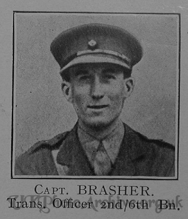 Brasher W Captain 6th London Regiment Cast Iron Sixth - Captain E G Godfrey 1938