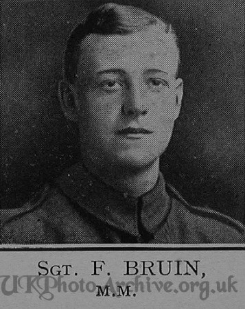 Bruin F Sergt MM 6th London Regiment Cast Iron Sixth - Captain E G Godfrey 1938