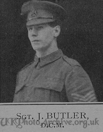 Butler J Sergt DCM 6th London Regiment Cast Iron Sixth - Captain E G Godfrey 1938