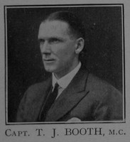 Booth T J Captain MC 6th London Regiment Cast Iron Sixth-Captain E G Godfrey 1938