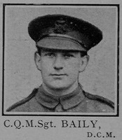 Baily F F Coy Qtr Mst Sergt DCM 6th London Regiment Cast Iron Sixth-Captain E G Godfrey