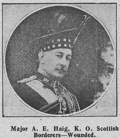 Haig A E Major Kings Own Scottish Borderers The Graphic 5th Sep 1914