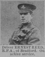 Reed E Dvr Royal Field Artillery The Vivid 20th Feb 1915