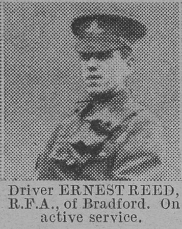 Reed E Dvr Royal Field Artillery The Vivid 20th Feb 1915
