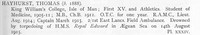 Hayhurst T Captain Royal Army Medical Corps Obit