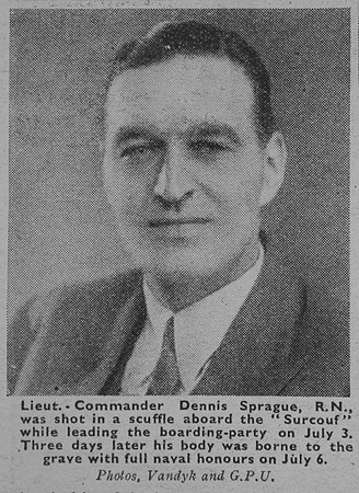 Sprague Dennis Lt Comm Royal Navy