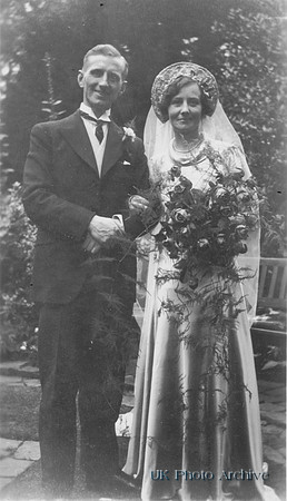A 1930s Bride And Groom