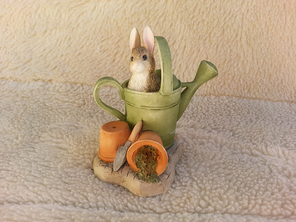 Border Fine Arts World Of Beatrix Potter Peter Rabbit In Watering Can