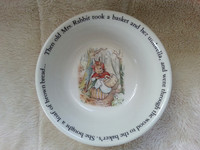 Wedgewood Mrs Rabbit From Peter Rabbit Beatrix Potter Bowl