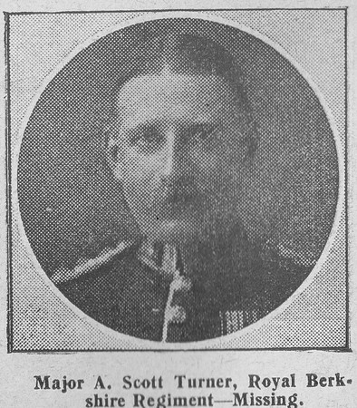 Scott-Turner A Major Royal Berkshire Regiment The Graphic 5th Sep 1914