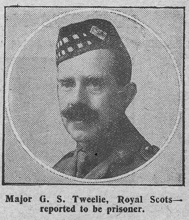 Tweelie G S Major Royal Scots The Graphic 11th Sep 1914