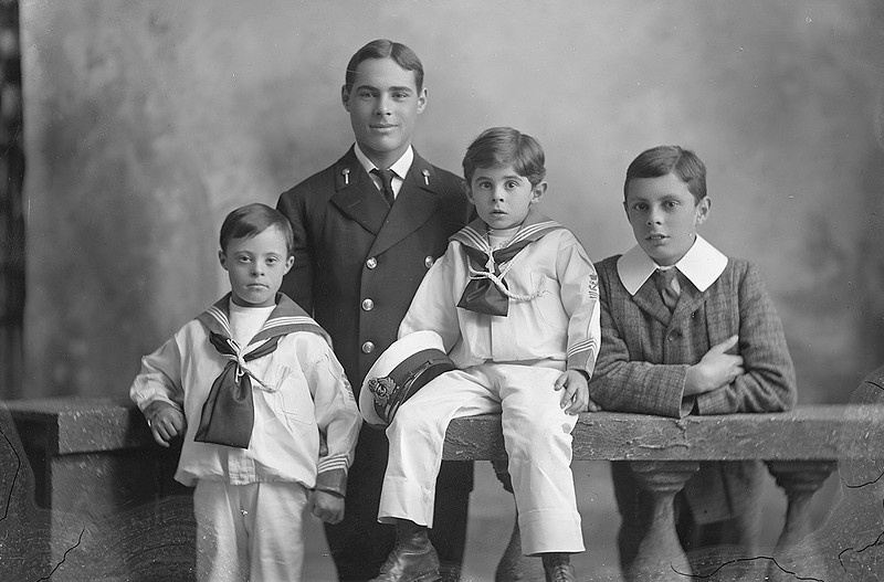 The Four Sons Of Edward Norman Gardiner And Hilda Gardiner (Nee Cornish-Bowden)