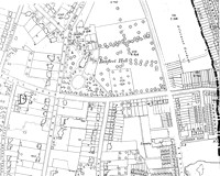 Sutton 1913 Map Benhill Wood Road Area